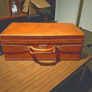 Vintage Hartmann Belted Leather Suitcase 26" LG